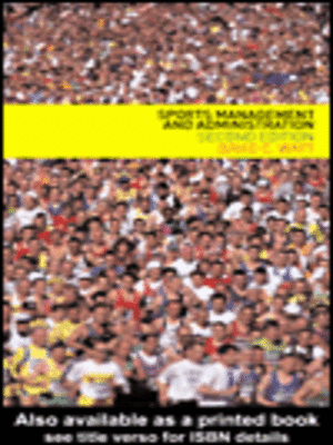 cover image of Sports Management and Administration